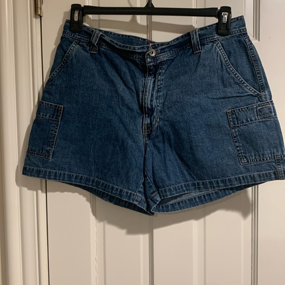 Medium Wash Jean Shorts